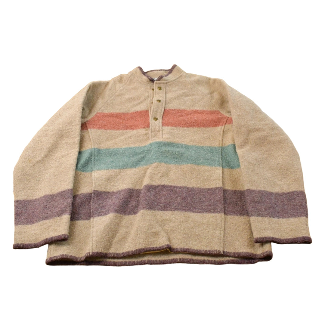 Vintage 1990s Woolrich Wool Blanket Jacket Men's Medium