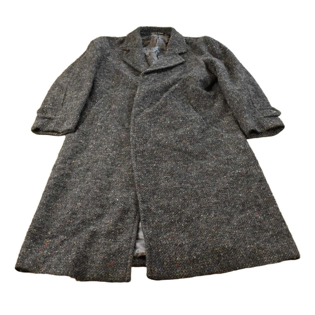 Vintage 1990s Kindler Wool Trench Coat Men's Large