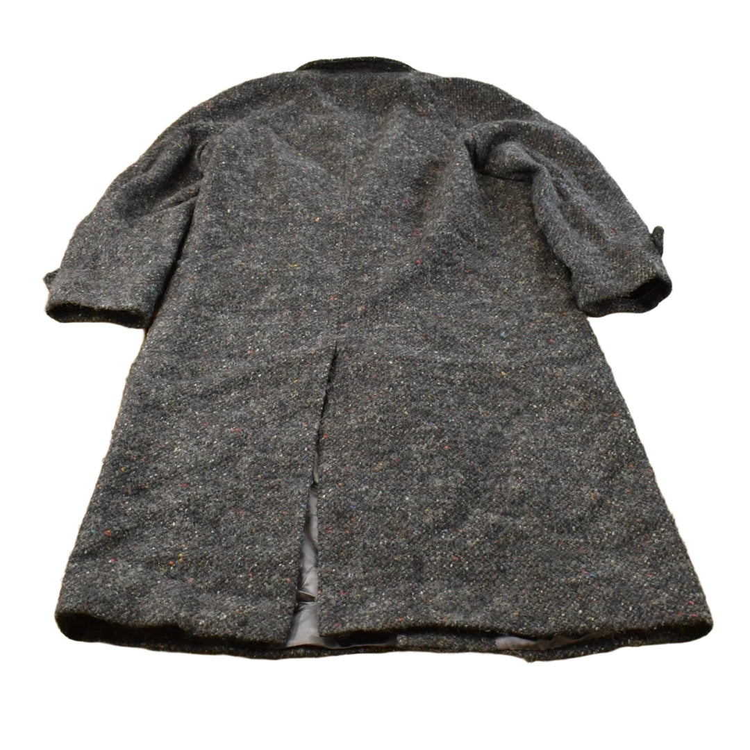 Vintage 1990s Kindler Wool Trench Coat Men's Large