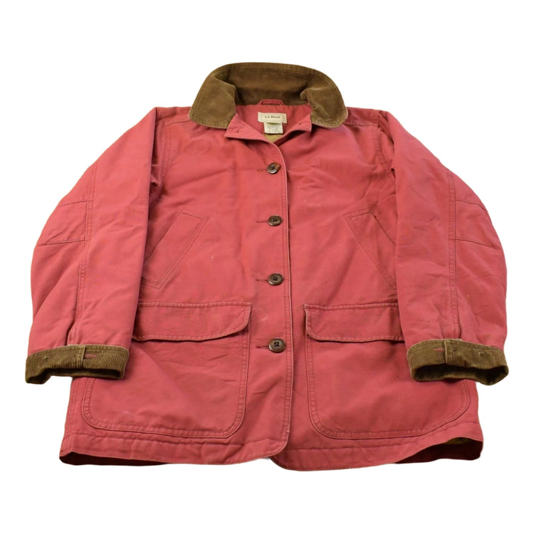 Vintage 1990s L.L. Bean Insulated Lined Barn Chore Coat Jacket Women's XS
