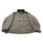 Vintage 1990s Sun Faded Distressed Carhartt Arctic Quilt Traditional Work Jacket Men's 2XL Tall