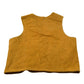 Vintage 1980s Deerskin Trading Post Western Leather Suede Sherpa Pile Lined Vest Jacket Men's M