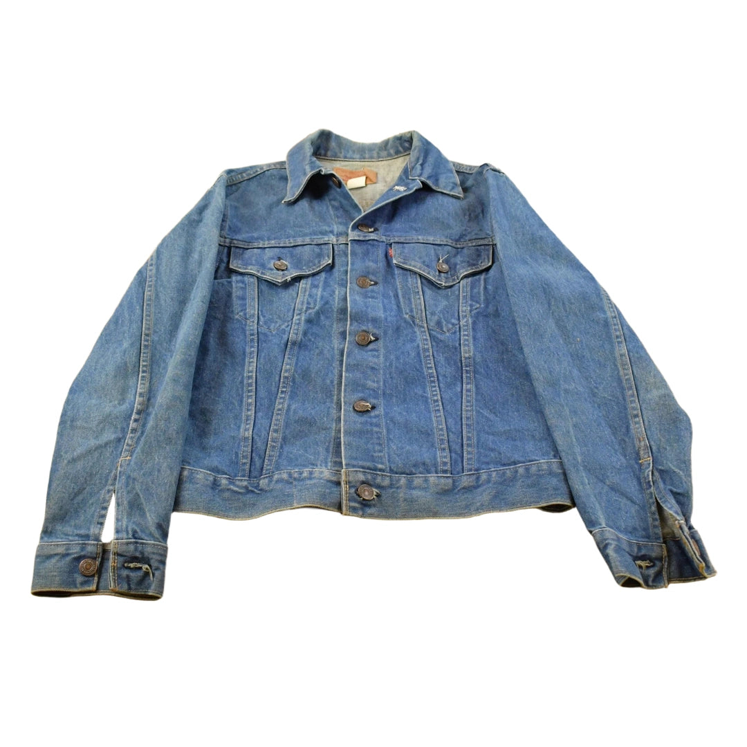 Vintage 1990s Levi's Denim Jean Trucker Jacket Men's S
