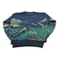 Vintage 1990s Bronzini Embroidered Golf Knit Crewneck Sweater Men's M