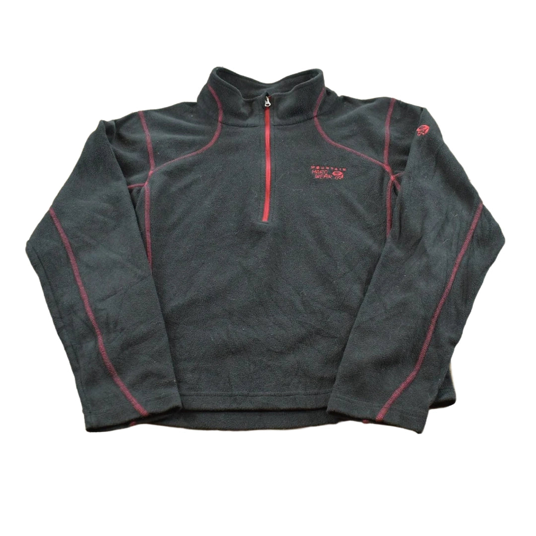 Vintage 2000s Mountain Hardware Quarter Zip Fleece Sweater Youth M