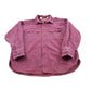 Vintage 1990s L.L. Bean Maroon Chamois Cloth Button Up Shirt Men's XL
