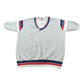 Vintage 1980s Fleece Mates Short Sleeve V-Neck Sweatshirt Men's S
