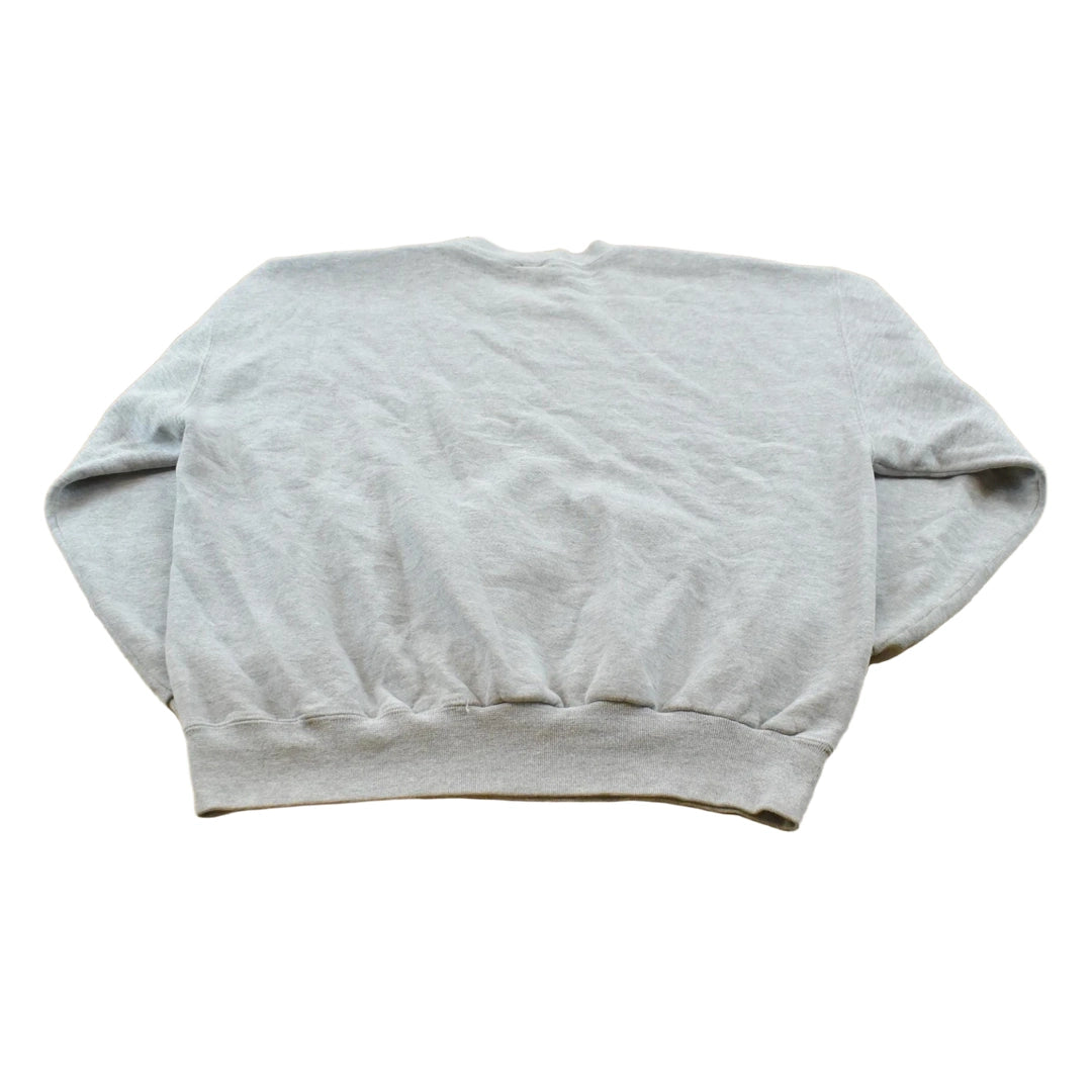 Vintage 1990s Russell Athletic Blank Gray Crewneck Sweatshirt Men's L