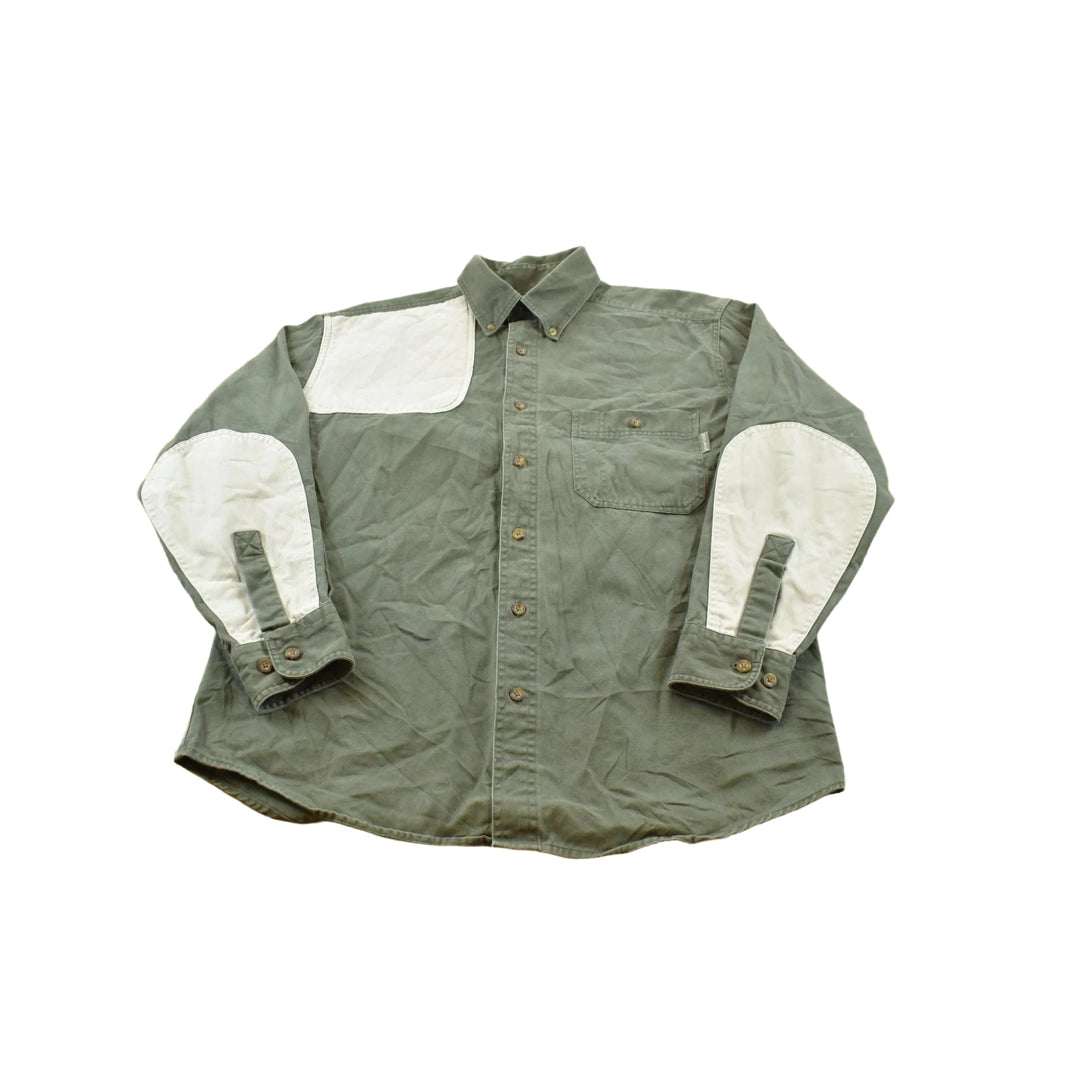 Vintage 1990s Woolrich Button Up Shooting Shirt Men's L