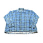 Vintage 1990s Oakland Outdoors Plaid Printed Cotton Flannel Button Up Shirt Men's XL