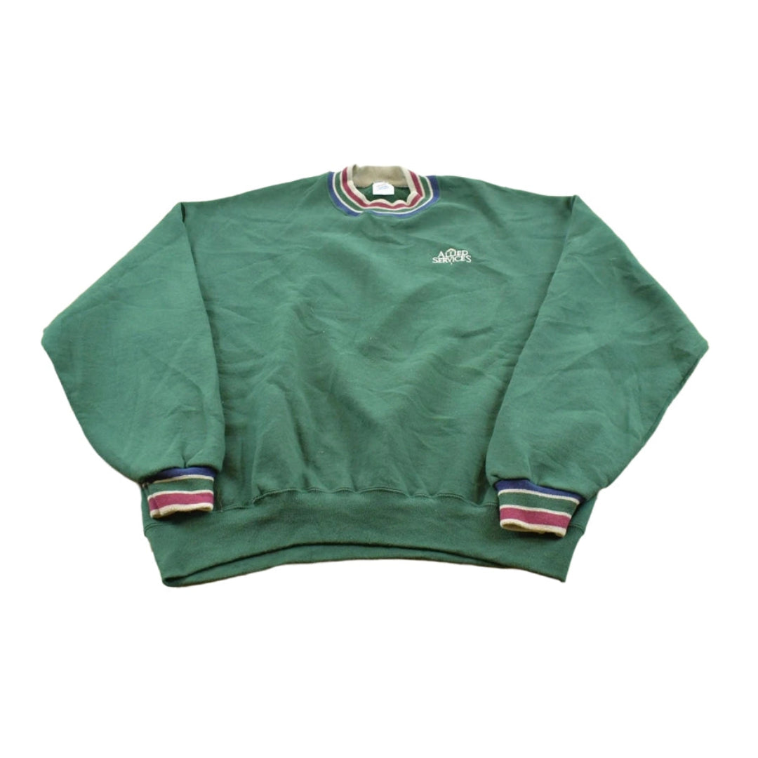 Vintage 1990s Allied Service Promotional Souvenir Crewneck Sweatshirt Men's L