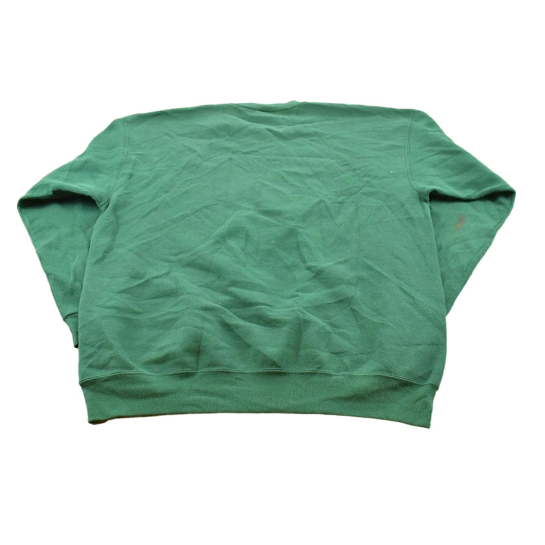 Vintage 1990s Clover St Pattys Day Irish Crewneck Sweatshirt Men's L