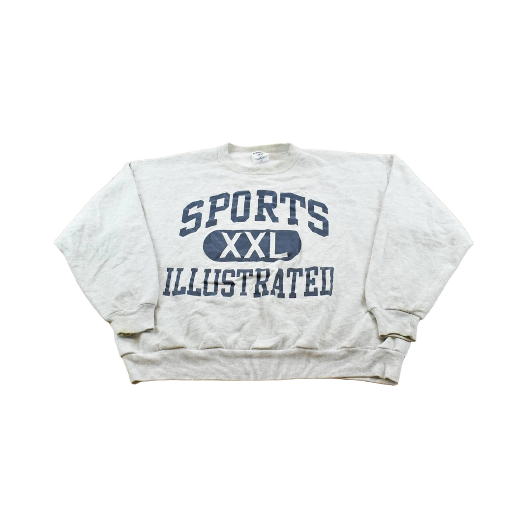 Vintage 1990s Jerzees Sports Illustrated XXL Crewneck Sweatshirt Men's L
