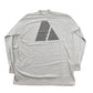 Vintage 1990 Army Heather Grey Mock Neck Long Sleeve T Shirt Men's M