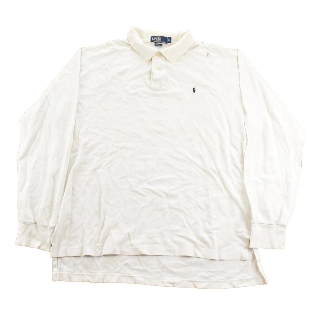 Vintage 1990s Polo By Ralph Lauren Embroidered Polo Shirt Men's XL