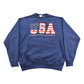 Vintage 1990s USA Spell Out Crewneck Sweatshirt Men's XL