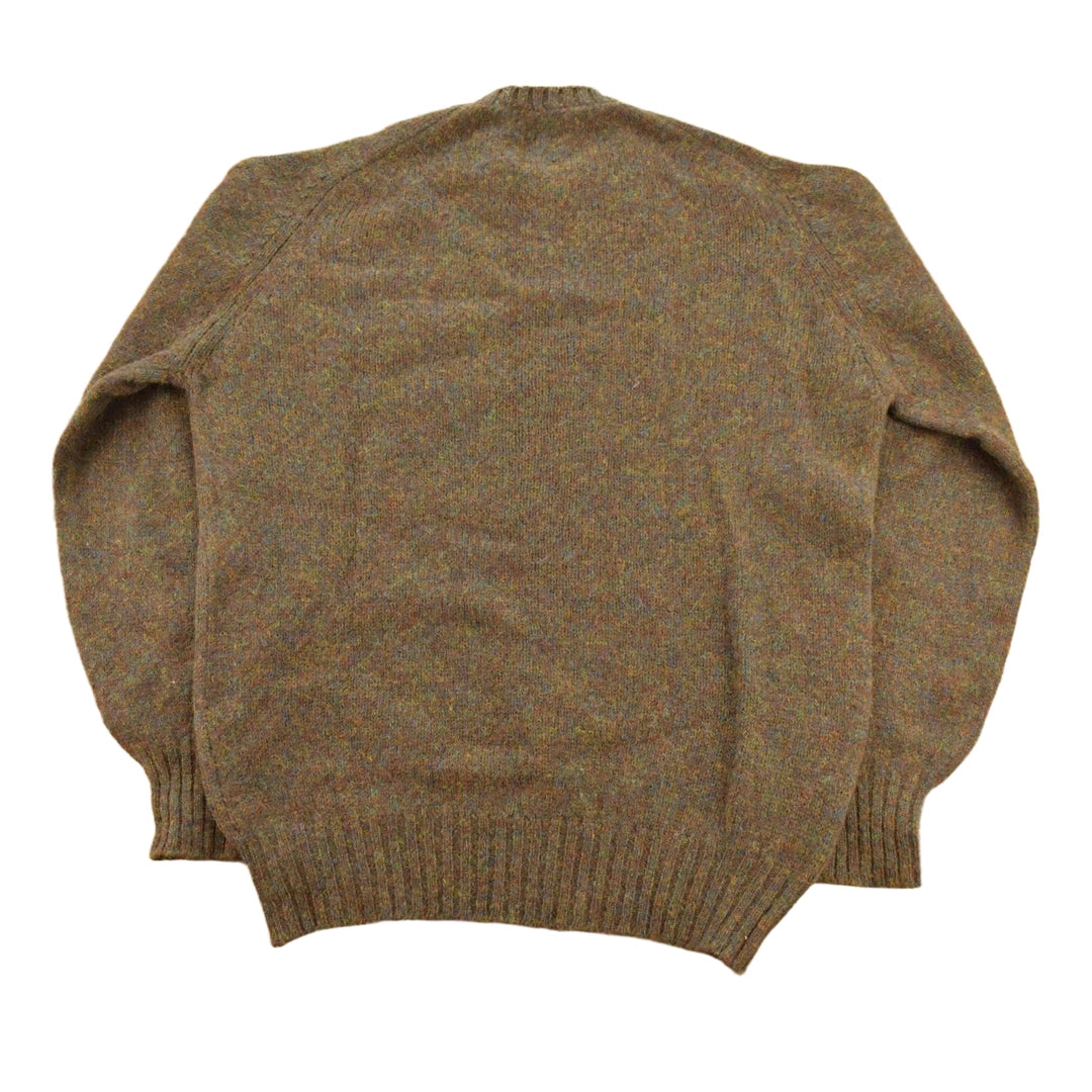Vintage 1990s Roots Argyle Knit Pullover Sweater Men's L
