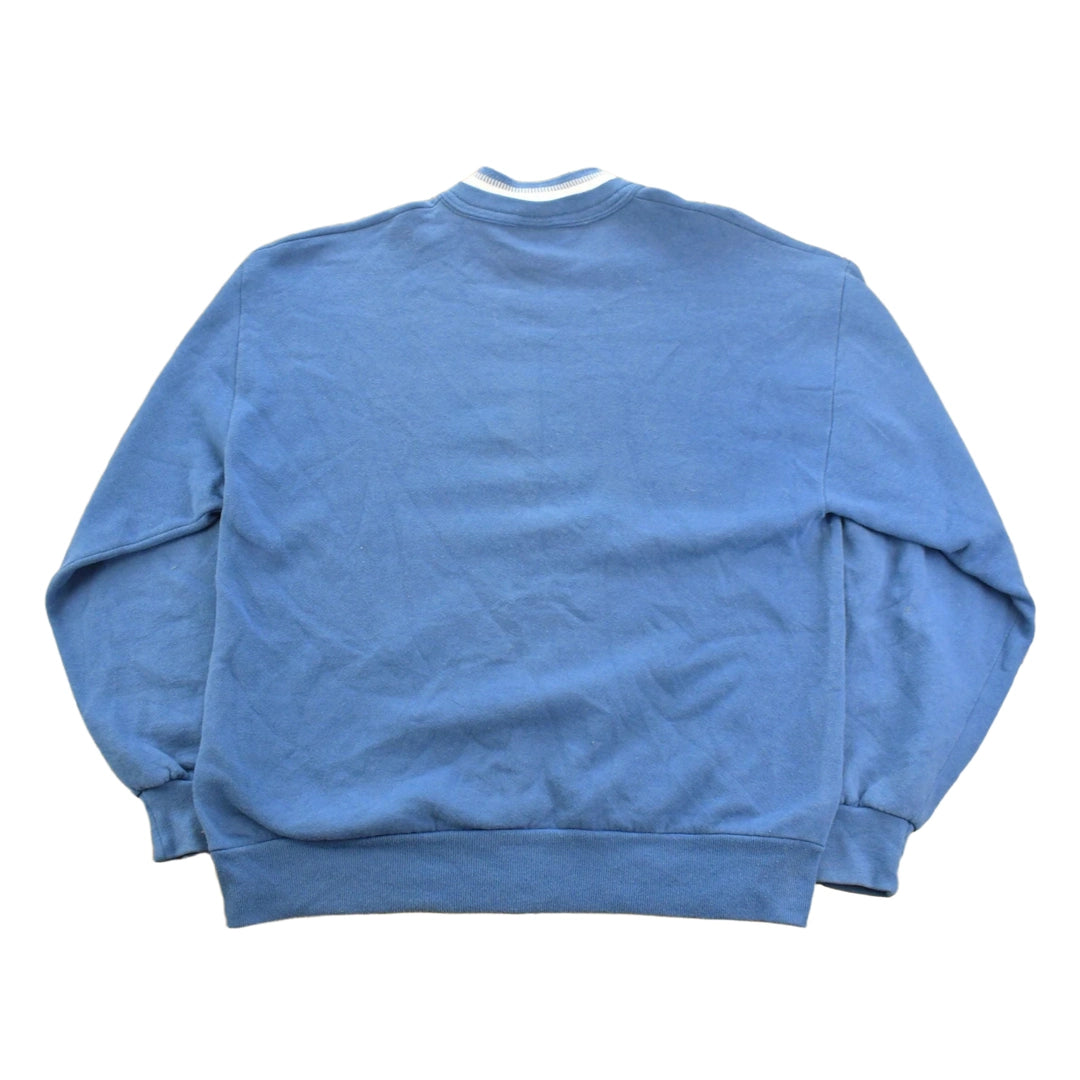 Vintage 1990s Morning Sun Chickadee Birds Graphic Crewneck Sweatshirt Women's L