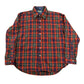 Vintage 1990s Cumberland Checkered Flannel Button Up Shirt Men's L