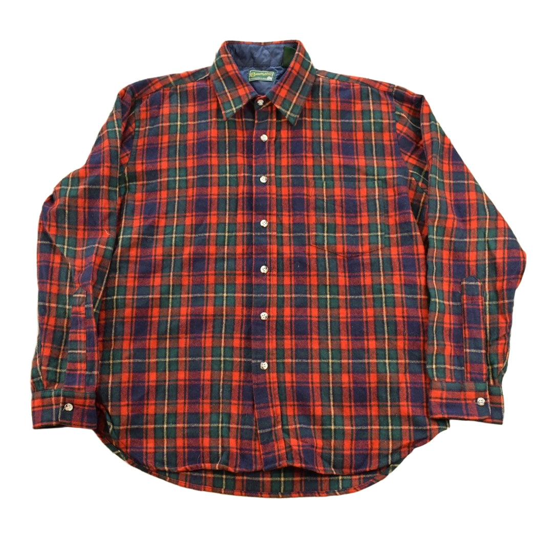 Vintage 1990s Cumberland Checkered Flannel Button Up Shirt Men's L