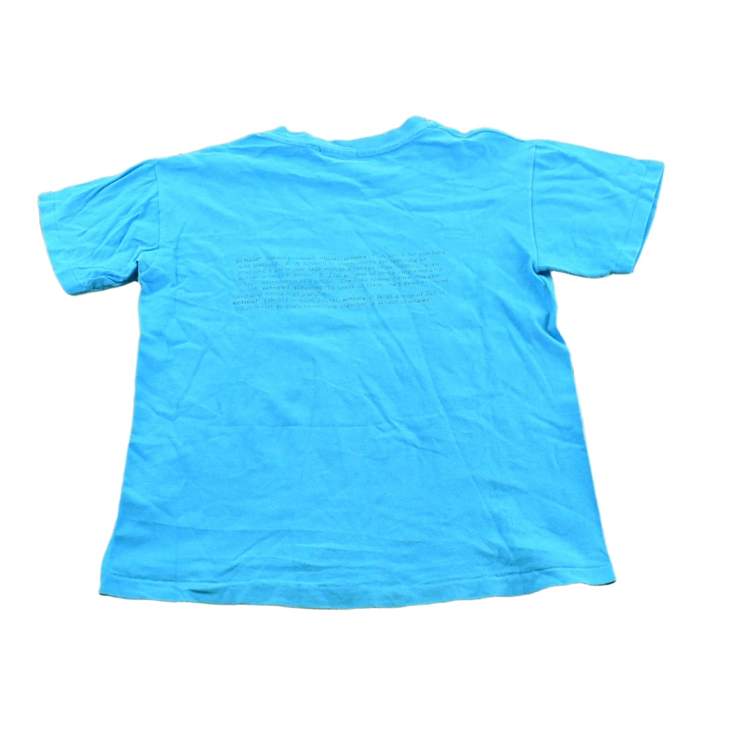 Vintage 1990s Rolph Road School of Fish T-Shirt Youth M Men's Medium