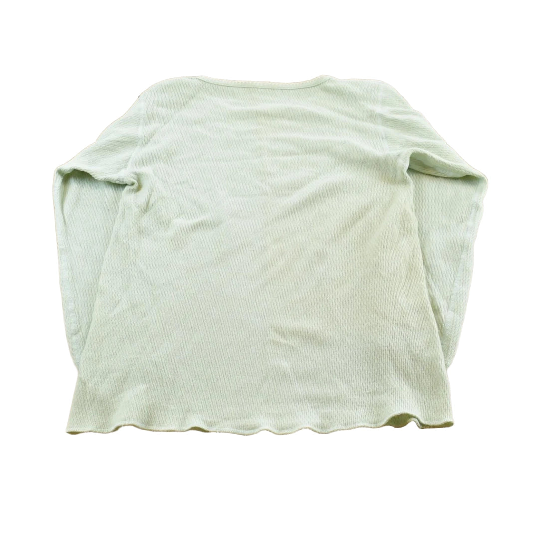 Vintage 2000s Lady Morgan Arctex Mint Green Thermal Long Sleeve T-Shirt Women's XL