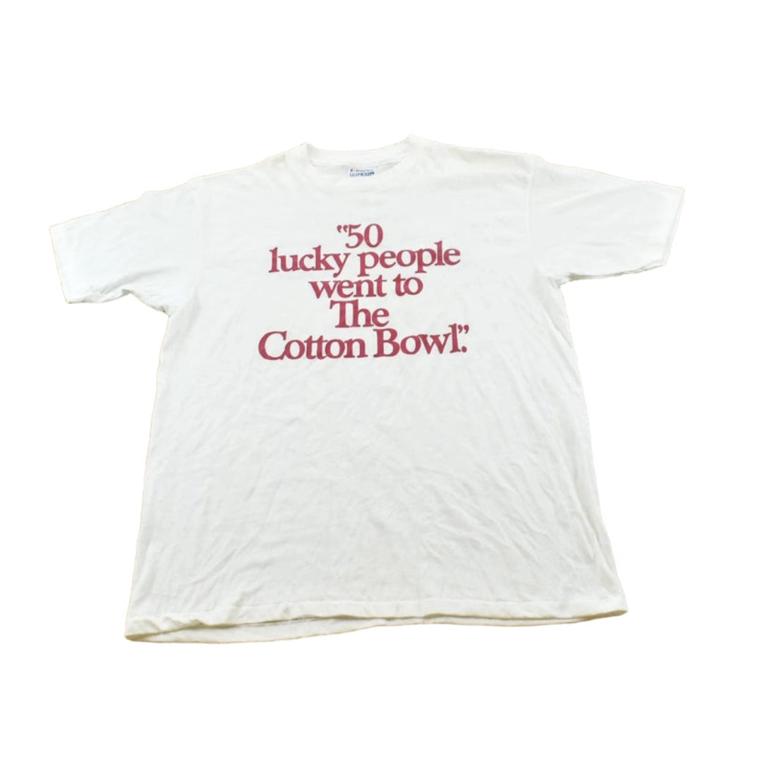 Vintage 1990s Cotton Bowl NCAA Football Souvenir T-Shirt Men's L