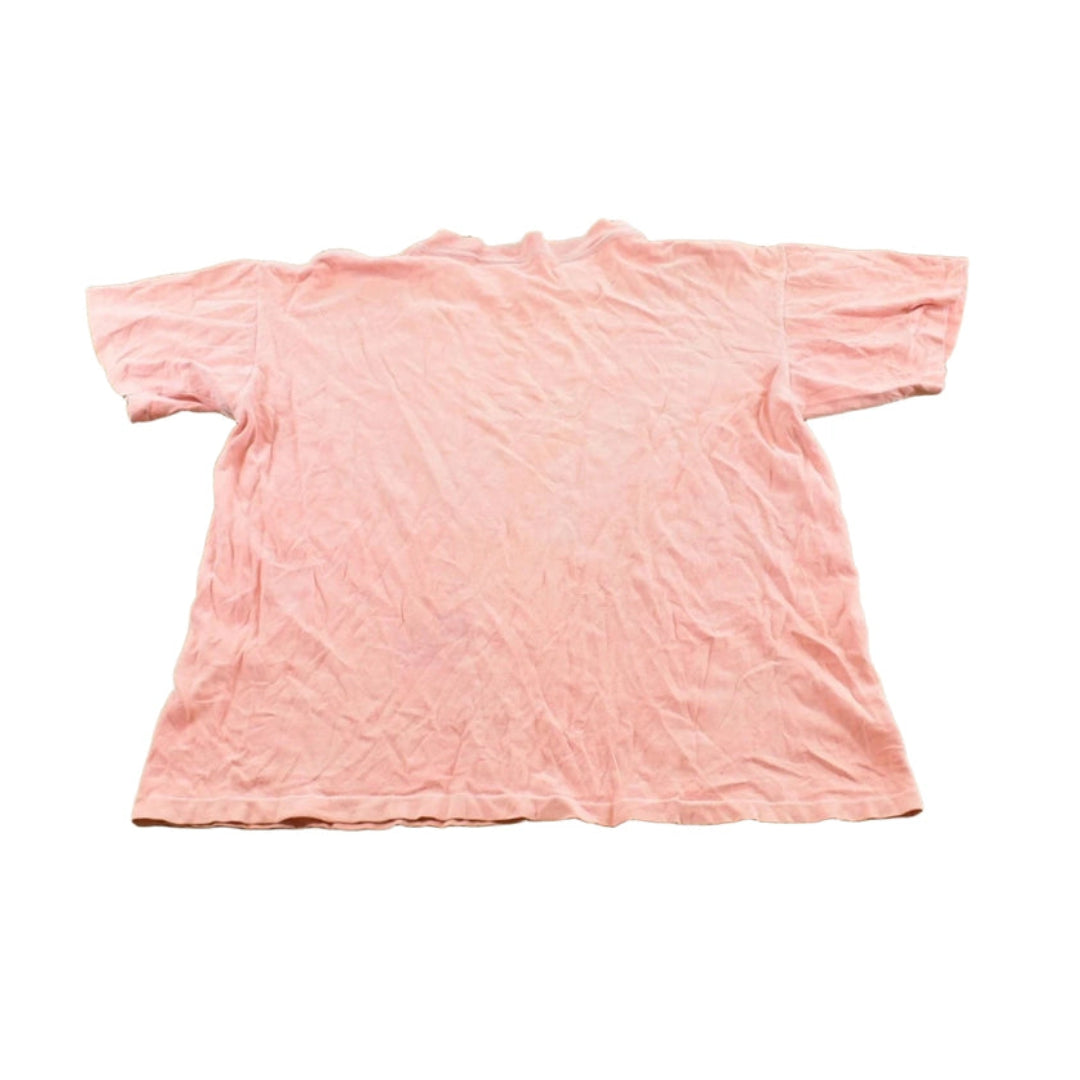 Vintage 1980s Blank Pink T-Shirt Men's M