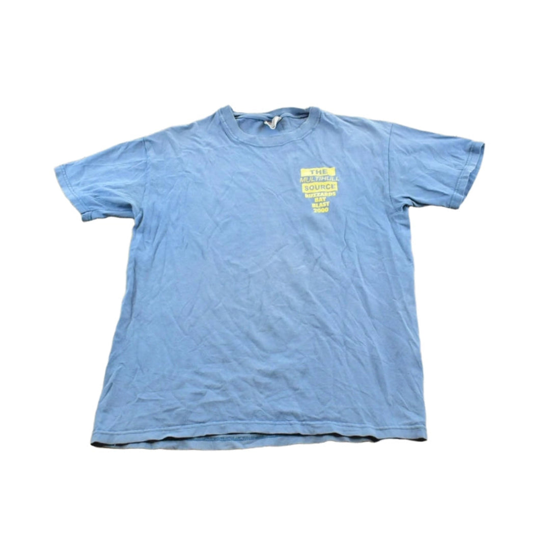 Vintage 2000 Buzzards Bay Blast Massachusetts Sailboat Yacht Club Souvenir T-Shirt Men's M