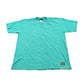 Vintage 1990s USA Olympic Rings JC Penney Micro Stripe Teal T-Shirt Men's L