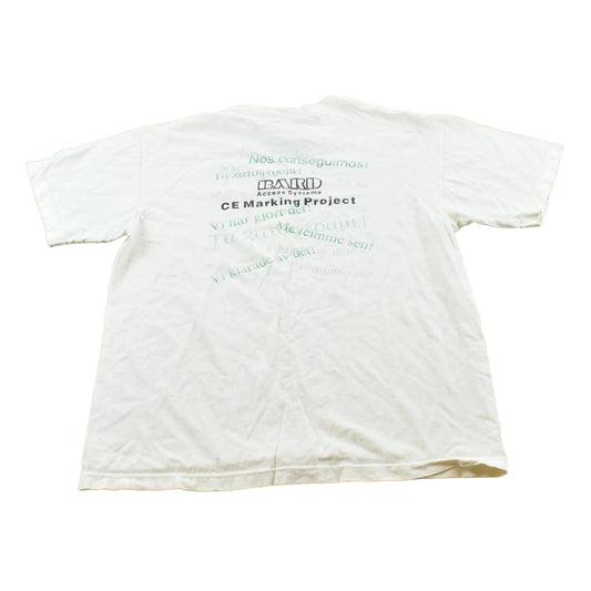 Vintage 1990s We Did It Multiple Languages Translation Promotional T-Shirt Men's L