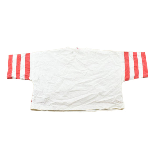Vintage 1980s Stars T-Shirt Women's Cropped L