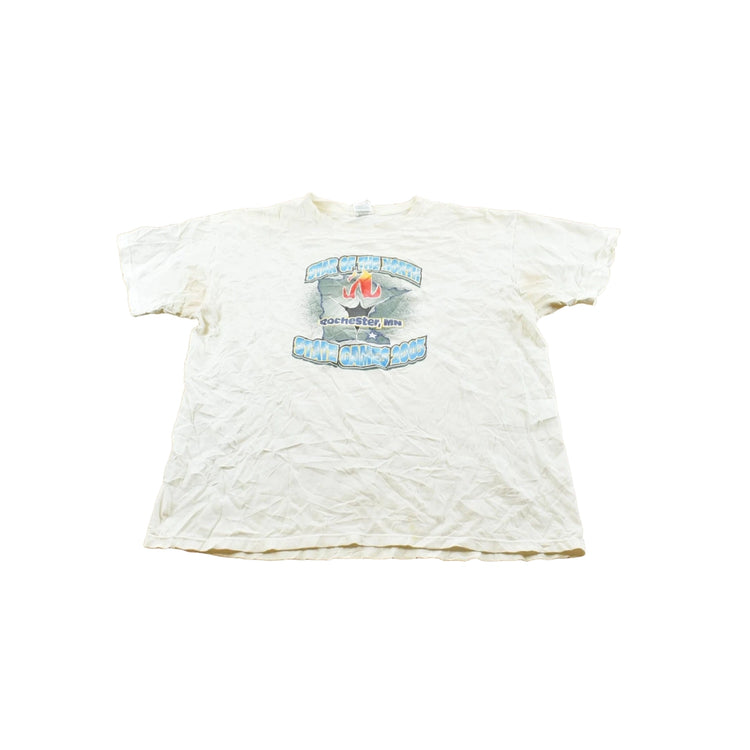 Vintage 2003 Rochester Minnesota State Games Star of the North Souvenir T-Shirt Men's XL