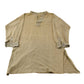 Vintage 1950s Military Undershirt Henley Long Sleeve Shirt Men's Large