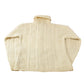 Vintage 1990s Lauren Ralph Lauren Turtle Neck Fisherman Ribbed Wool Knit Sweater Women's M