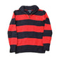 Vintage 2000s Polo Ralph Lauren Striped Quarter Zip Knit Sweater Youth M