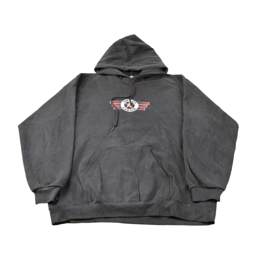 Vintage 2000s City Garage Ski Garage Souvenir Hoodie Sweatshirt Mens L