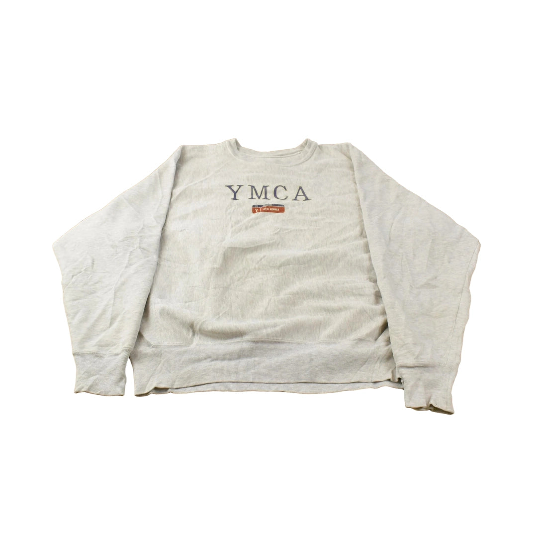 Vintage 2000s YMCA Champion Reverse Weave Crewneck Sweatshirt Men's Large