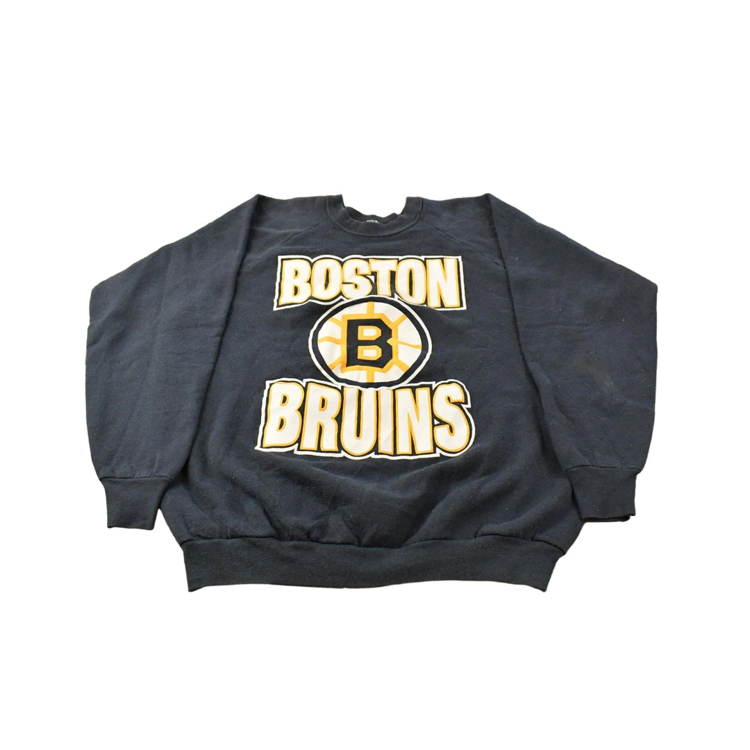 Vintage 1990s Boston Bruins NHL Crewneck Sweatshirt Men's Large