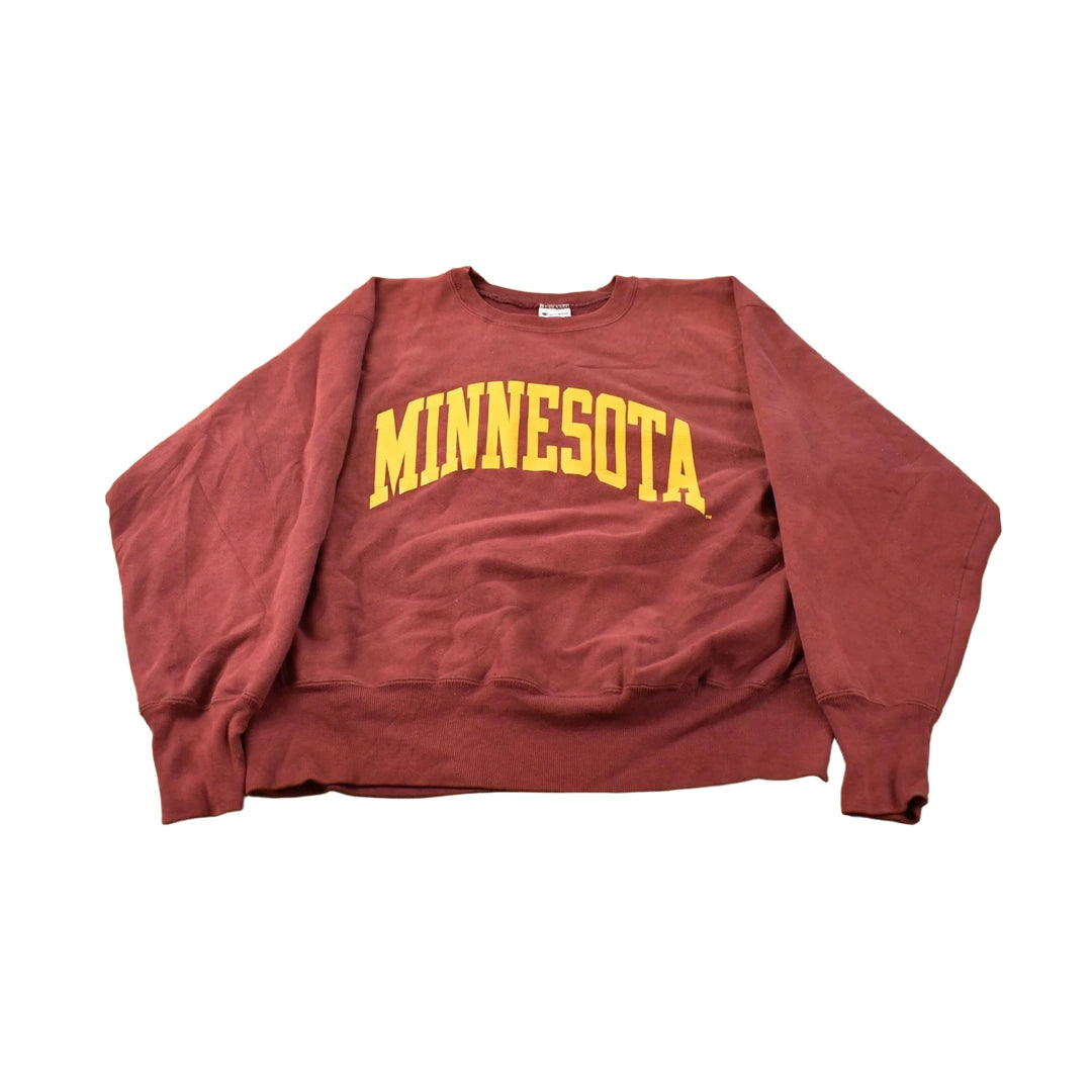 Vintage 1990s University of Minnesota Champion Crewneck Sweatshirt Men's Large