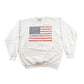 Vintage 2001 Canine Heroes Memorial American Flag Souvenir Crewneck Sweatshirt Men's L