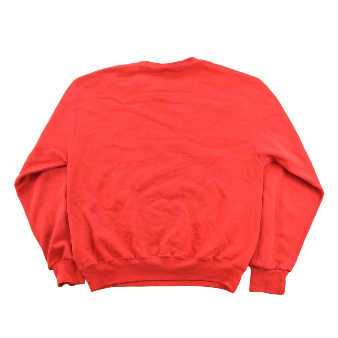 Vintage 1990s USA American Flag Souvenir Crewneck Sweatshirt Men's M