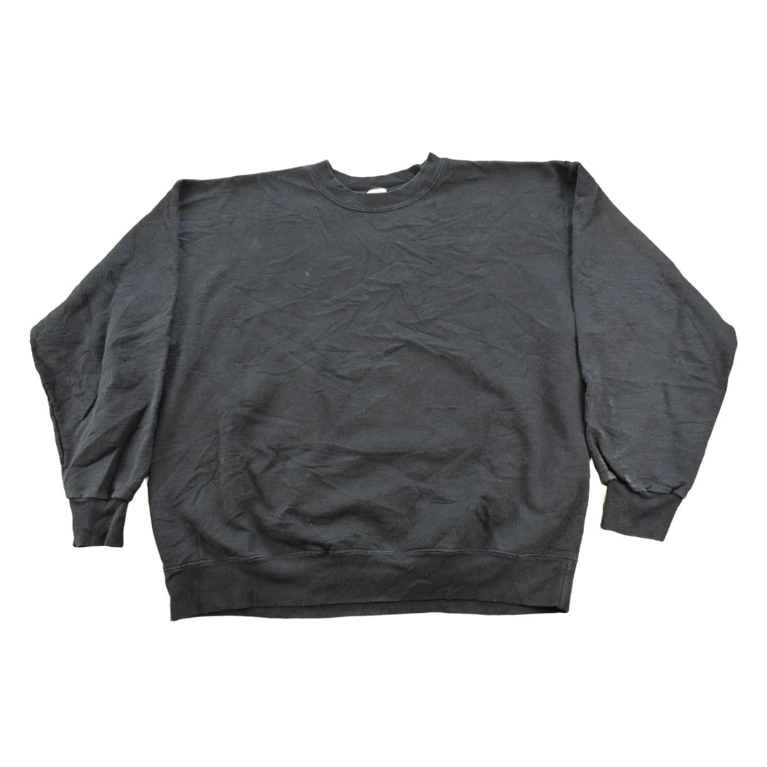 Vintage 1990s Hanes Ultimate Cotton Blank Crewneck Sweatshirt Men's Large