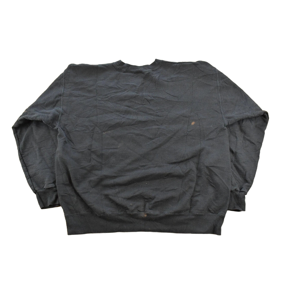 Vintage 1990s Hanes Ultimate Cotton Blank Crewneck Sweatshirt Men's Large