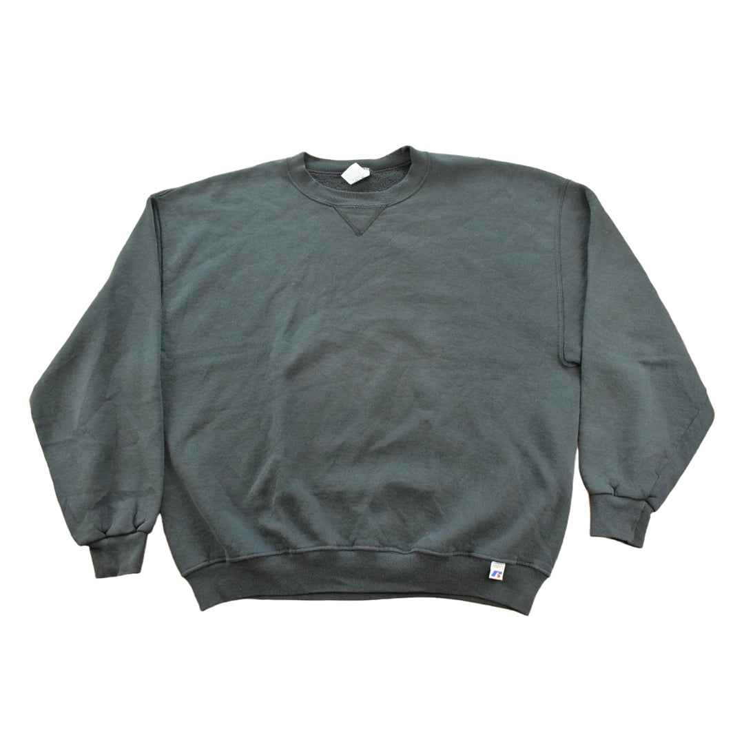 Vintage 1990s Russel Blank Crewneck Sweatshirt Men's L