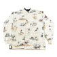 Vintage 1990s Art Unlimited Lighthouse All Over Print Cardigan Sweater Men's L