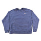 Vintage 2000s Champion Reverse Weave Blank Navy Blue Crewneck Sweatshirt Men's L