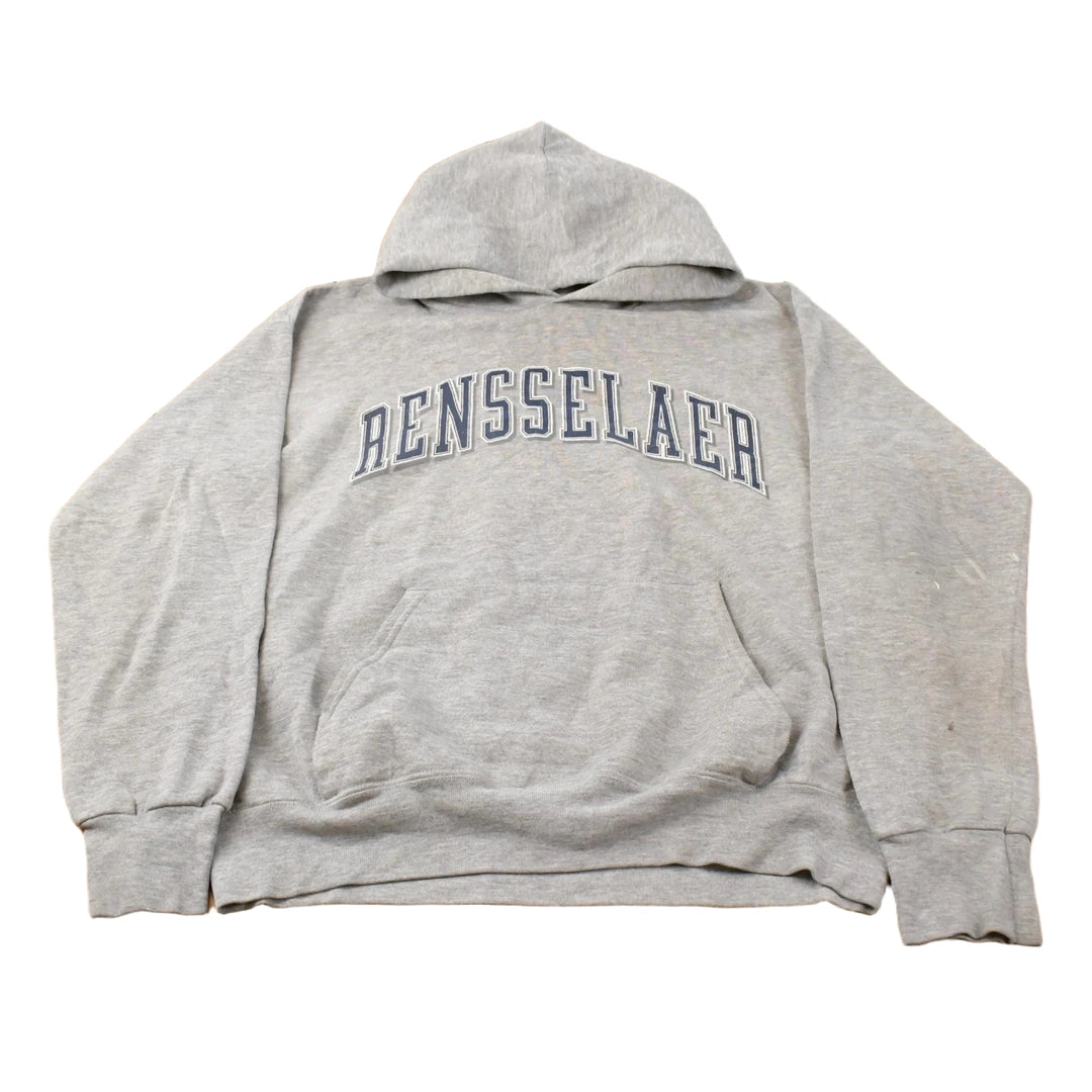 Vintage 1990s Rensselaer Polytechnic Institute Collegiate Hoodie Sweatshirt Men's S