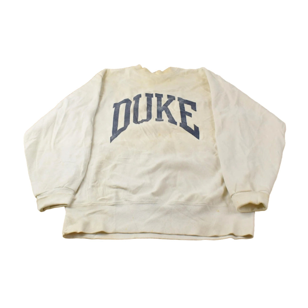Vintage 1990s Duke University Collegiate Crewneck Sweatshirt Men's Large