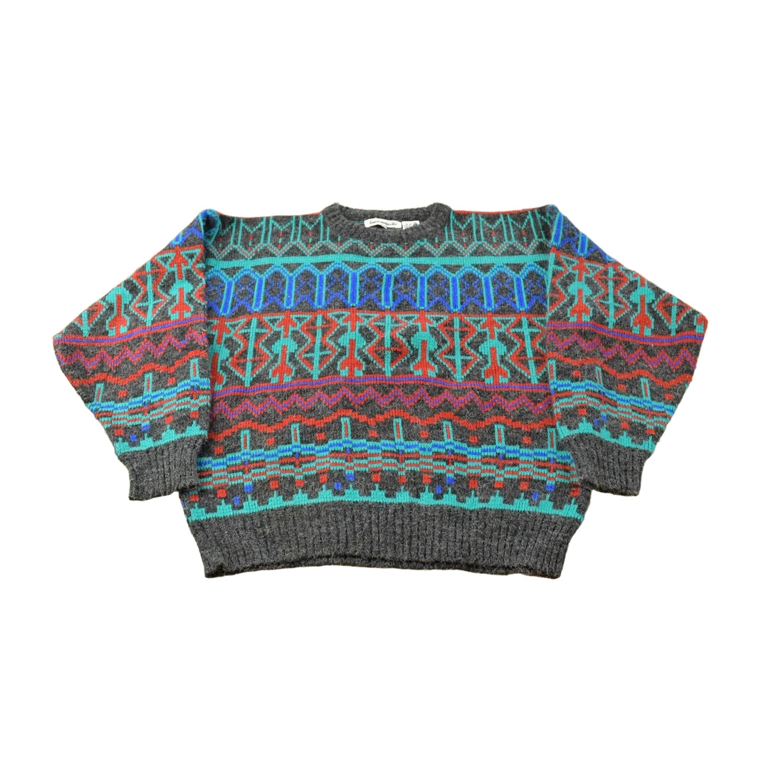 Vintage 1990s Jason Maxwell Knit Crewneck Sweater Women's L